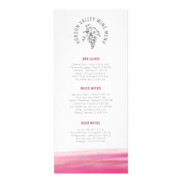 ワインプライスカスタムリストのレッドアートラックカード ラックカード