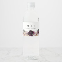 ワインプラムマウヴ秋フローラ結婚ズ