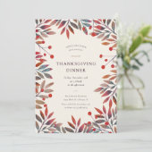 ワインベリー&紅葉感謝祭ディナー 招待状 (スタンド正面)