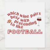 ワインペアサッカーおもしろいのゲーマダイワインラベル ワインラベル (シングルラベル)