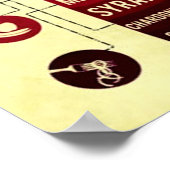 ワインペアリングガイド食品とワインおもしろい ポスター (角)