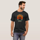 ワインペアリングトルコ熱狂する親戚Thanksgiおもしろい Tシャツ (正面フル)