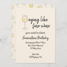 ワインホワイトワ素晴らしインガラス誕生日のような熟成