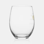 ワインホワイトワ素晴らしイン誕生日のように熟成 ステムなしワイングラス (右)