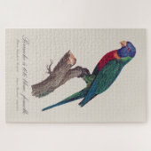 ワインボインコの雌、Trichoglossus moluccanus ジグソーパズル (横)