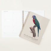 ワインボインコの雌、Trichoglossus moluccanus プランナー手帳 (ディスプレー)