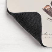 ワインボインコの雌、Trichoglossus moluccanus マウスパッド (コーナー)