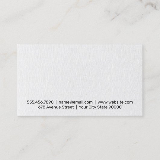 ワインボトルとグラス |ワイナリー 名刺 (裏面)