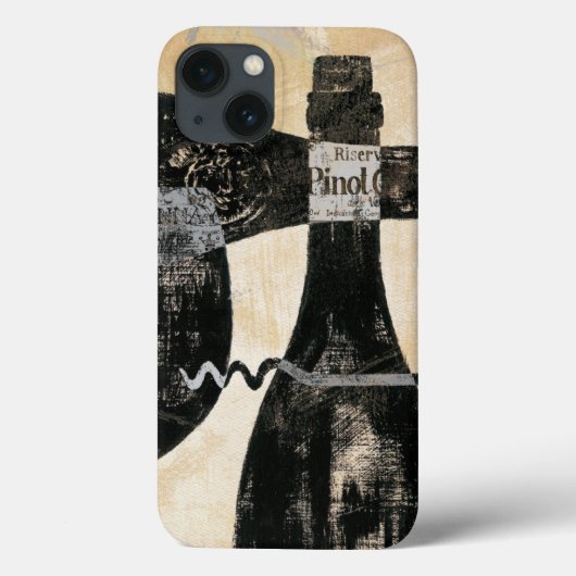 ワインボトルとグラス Case-Mate iPhoneケース (裏面)