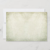 ワインボトルと黄色の花のブライダルシャワー招待状 招待状 (裏面)