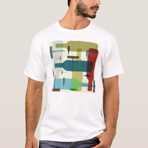 ワインボトルをテーマにしたTシャツ Tシャツ
