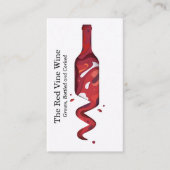 ワインボトルアート 名刺 (正面)