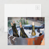 ワインボトルオンアイス ポストカード (正面/裏面)