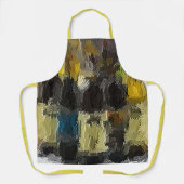 ワインボトルオールオーバープリント エプロン (正面)