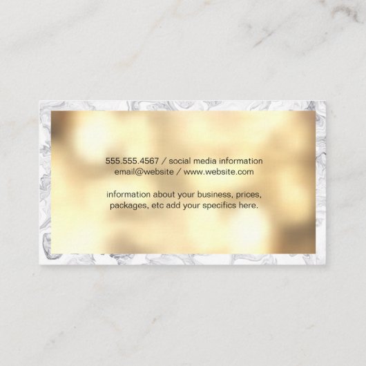 ワインボトルグラスとブドウ 名刺 (裏面)