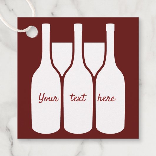 ワインボトルグラス特典カード フェイバータグ (正面)