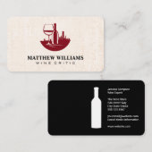 ワインボトルグラス | シティスカイライン 名刺 (正面/裏面)