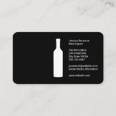 ワインボトルグラス | シティスカイライン 名刺 (裏面)