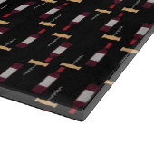 ワインボトルコルクスクリューパターン切断板 カッティングボード (角)