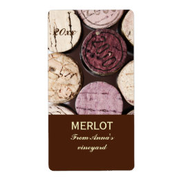 ワインボトルコルクボトルラベル ラベル