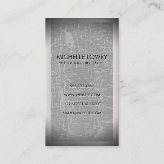 ワインボトルコレクション 名刺 (裏面)