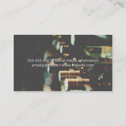 ワインボトルコレクション 名刺 (裏面)