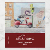 ワインボトルテンプレート ワインラベル (シングルラベル)