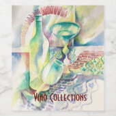 ワインボトルファインアートラベルセット ワインラベル (シングルラベル)