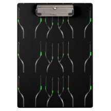 ワインボトルブラッククリップボード