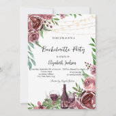 ワインボトルブルゴーニュバラバチェロレッテ 招待状 (正面)