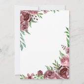 ワインボトルブルゴーニュバラバチェロレッテ 招待状 (裏面)