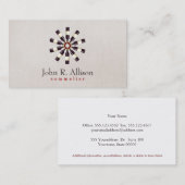 ワインボトルホイールソムリエ 名刺 (正面/裏面)