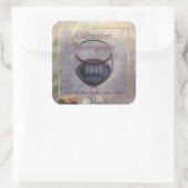 ワインボトルラベルのシール スクエアシール (バッグ)