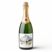 ワインボトルラベルよせみて国立公園ステッカー