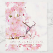 ワインボトルラベル：さくらんぼブロッサムブランチ ワインラベル (シングルラベル)