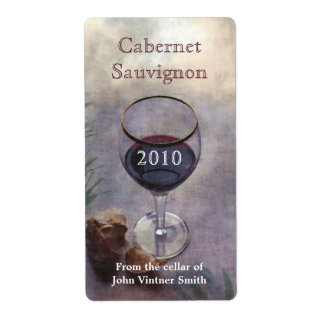 ワインボトルラベル ラベル