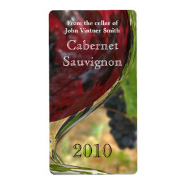 ワインボトルラベル ラベル