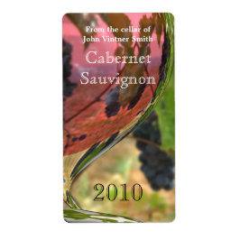 ワインボトルラベル ラベル