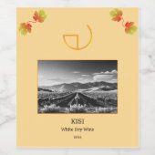 ワインボトルラベル ワインラベル (シングルラベル)