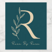 ワインボトルラベル ワインラベル (シングルラベル)