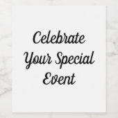 ワインボトルラベル ワインラベル (シングルラベル)