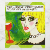 ワインボトルラベル ワインラベル (シングルラベル)