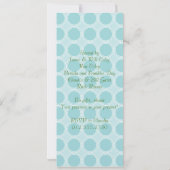 ワインボトルリングや輪パーティー&シャワー招待状 招待状 (裏面)