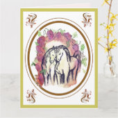 ワインボトル下 カード (黄色い花)