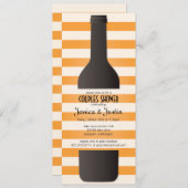 ワインボトル招待状 招待状 (正面/裏面)