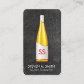 ワインボトル石板 名刺 (正面)