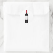 ワインボトル空白の（ラベル）シール ラウンドシール (バッグ)