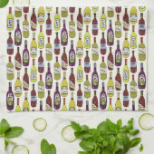 ワインボトル キッチンタオル (折り畳み)