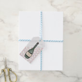 ワインボトル ギフトタグ (より糸付き)