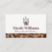 ワインボトル |コルク 名刺 (正面)